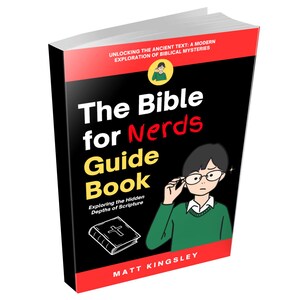 The Bible for Nerds Guide Book: Bible Study, Bible Guide, Nerd Bible, Christian Geek, Bible Journal, Scripture Study.