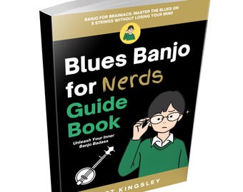 ブルース・バンジョー入門：バンジョー・レッスンブック、初心者向けバンジョー・メソッド、バンジョー・コードを学ぶ、バンジョー・スケール・ブック、バンジョー音楽理論