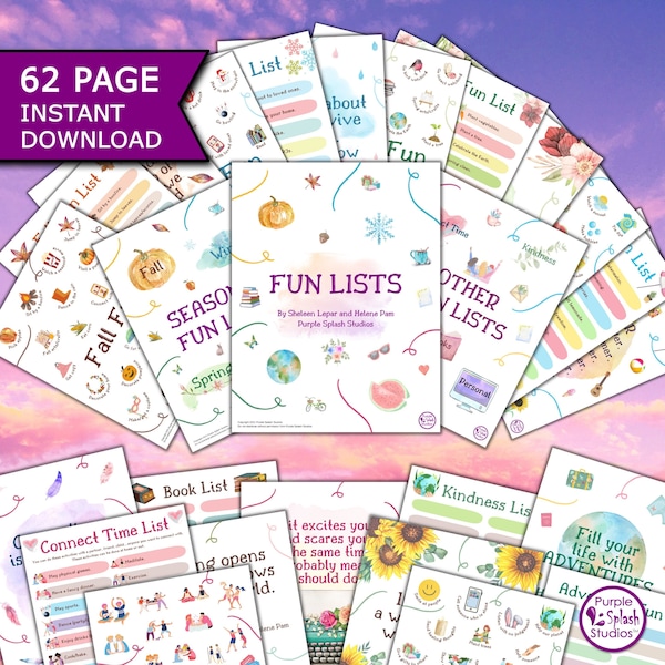 Family Fun Planner - Etsy