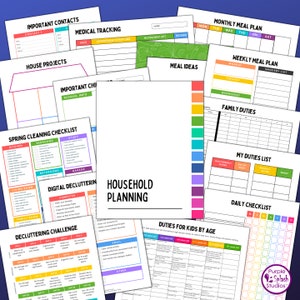 The Ultimate Get Things Done Planner 100p Printable: Calendars, To-do