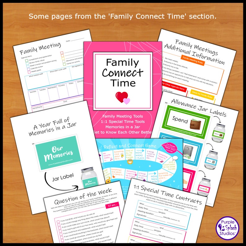 Family Peace Planner 57p Printable: Create harmony through image 6