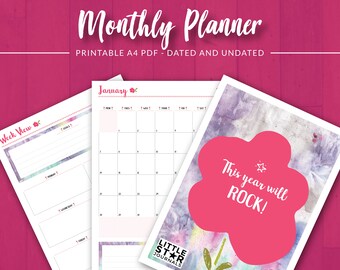 printable daily planner with times to do lists and notes etsy