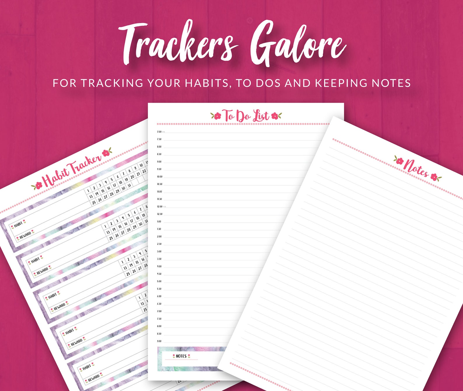 2019 Daily Planner Printable Free