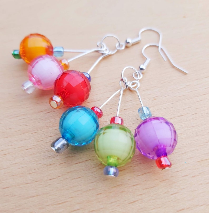 christmas-bauble-earrings-bright-festive-earrings-xmas-party-etsy