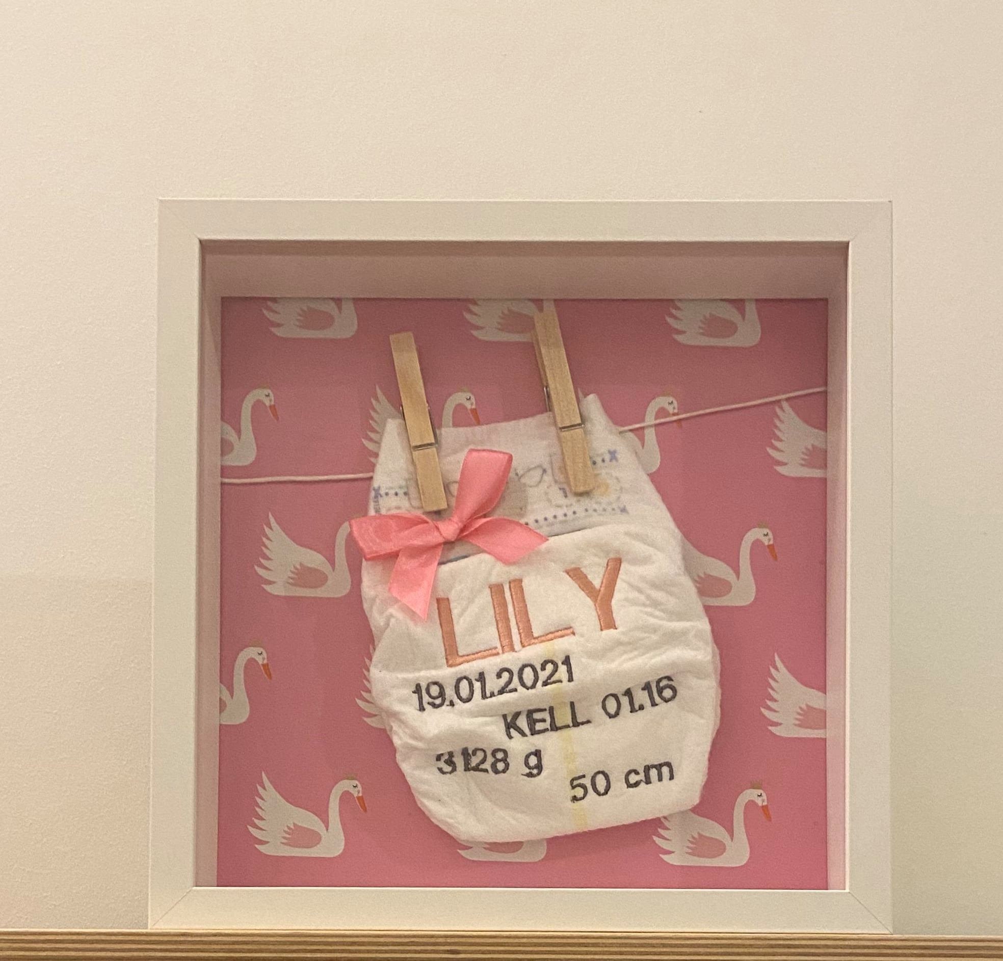 Embroidered baby shower gift Gift for new mom Embroidered Etsy