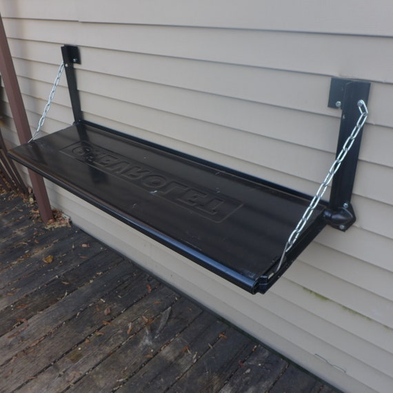 1941 1953 Black Chevy Truck Tailgate Bench Wall Mount Basic Etsy