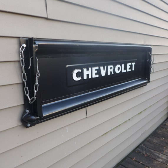 1941 1953 Black Chevy Truck Tailgate Bench Wall Mount Basic Etsy
