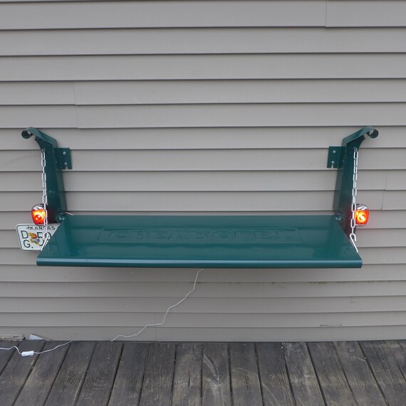 1947 1953 Chevy Truck Tailgate Bench Wall Mount Green Etsy