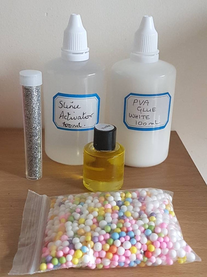 Parfumee Slime Kit Diy Recette Choisissez Votre Propre Etsy
