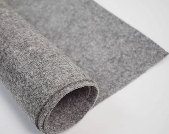 Gray Felt fabric Diy Handmade Design Personal Bag Home decor felt fabric Material 2mm,3mm,4mm 45x90cm roll