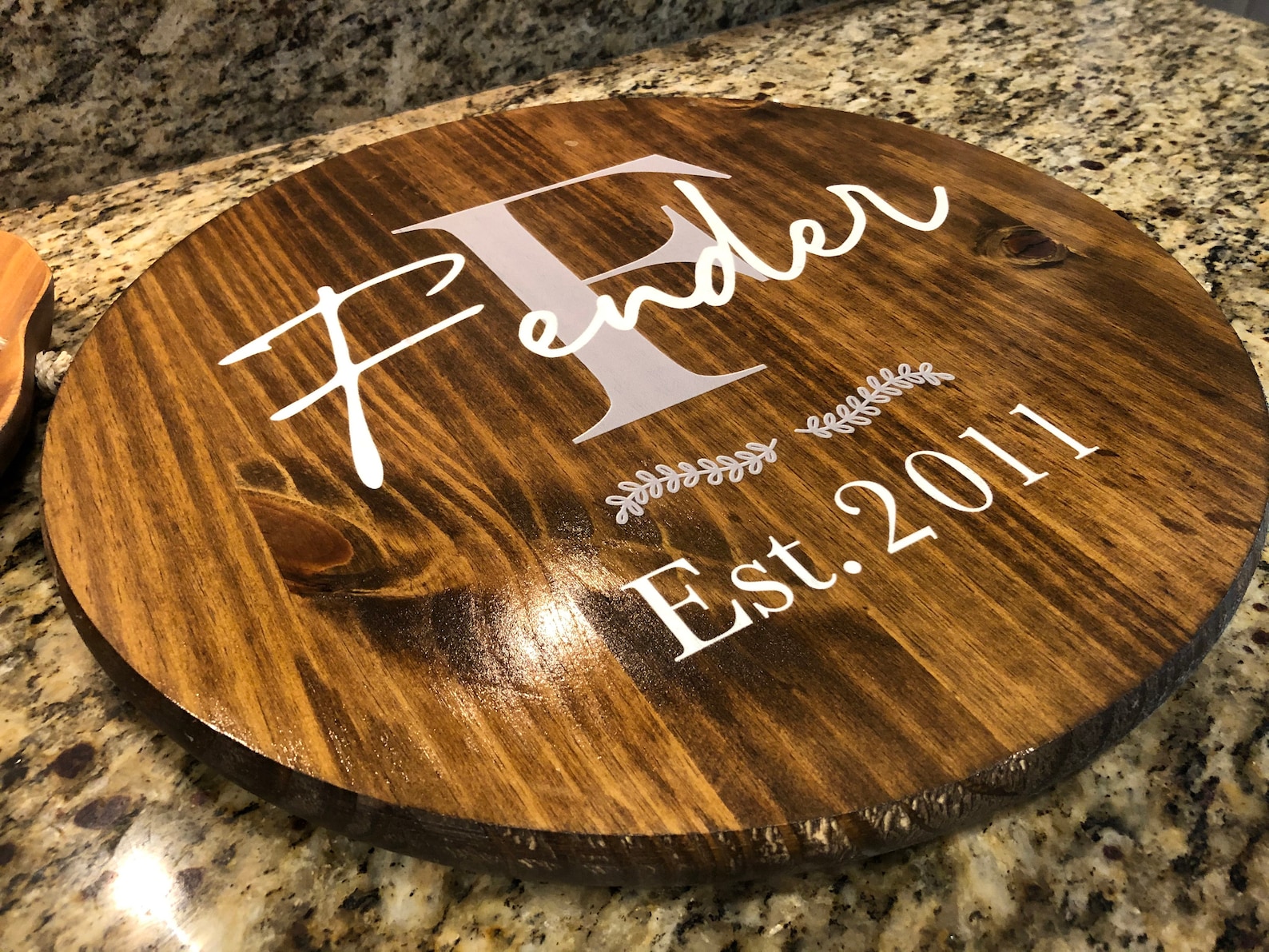 Personalized Lazy Susan Wedding Gift Housewarming Gift Etsy