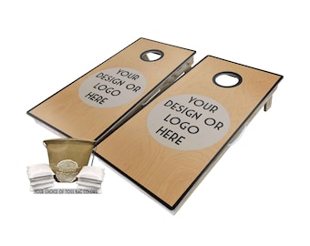 Custom Cornhole Boards, Regulation Size Cornhole Boards, Cornhole Boards, Custom Logo Cornhole Boards