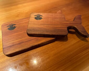 Alaskan Red Cedar Whale Tail Charcuterie Boards, Whale Tail Boards, Alaska Charcuterie Boards