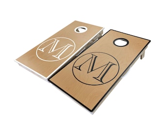 Custom Monogram Cornhole Boards, Initial Cornhole Boards, Cornhole Boards, Gift Ideas, Wedding Cornhole Boards, Gifts, Bean Bag Toss