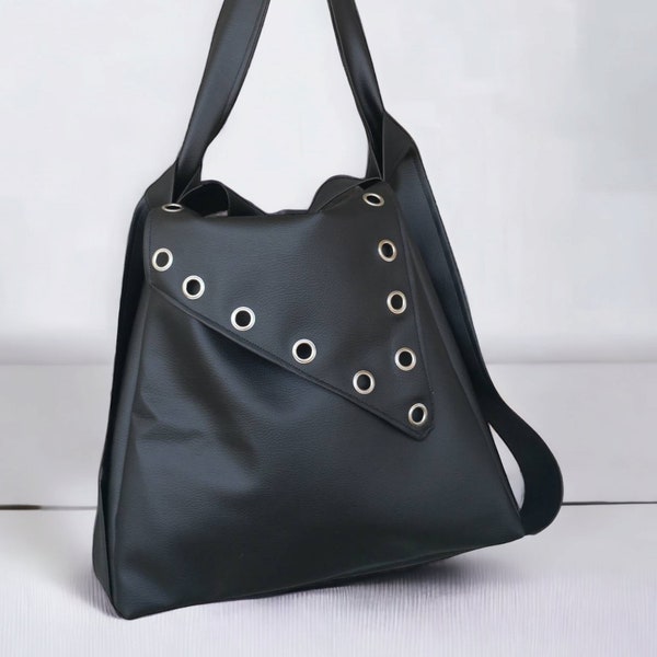 Large Synthetic Leather Bag