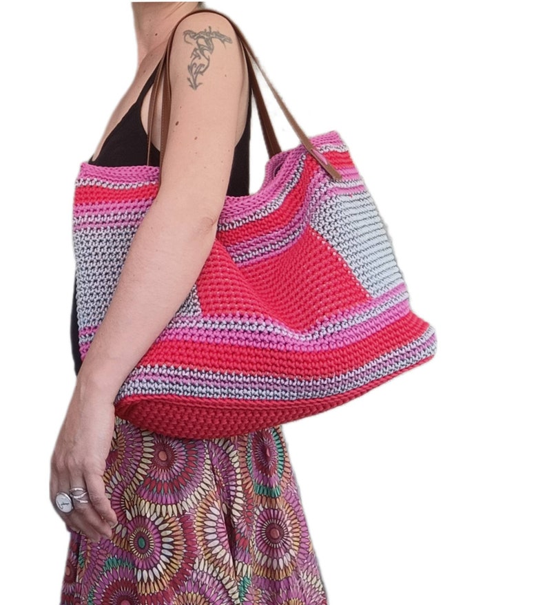 Crochet shoulder bag, crochet bags, handmade bags, colorful bags, large summer bags, handmade bags, gift orders idea