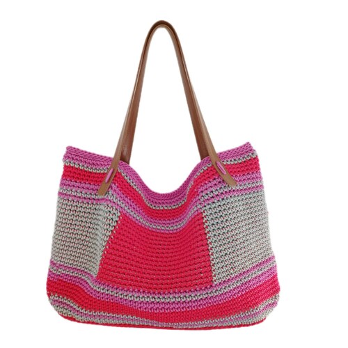 Crochet shoulder bag, crochet bags, handmade bags, colorful bags, large summer bags, handmade bags, gift orders idea