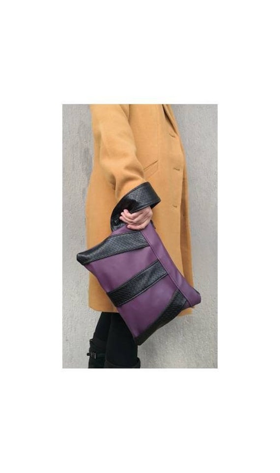 Synthetic Leather Wrist Bag Handmade Bags Cocktail Bags Clutch