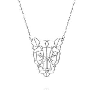 14k Gold Lion Head Pendant Necklace