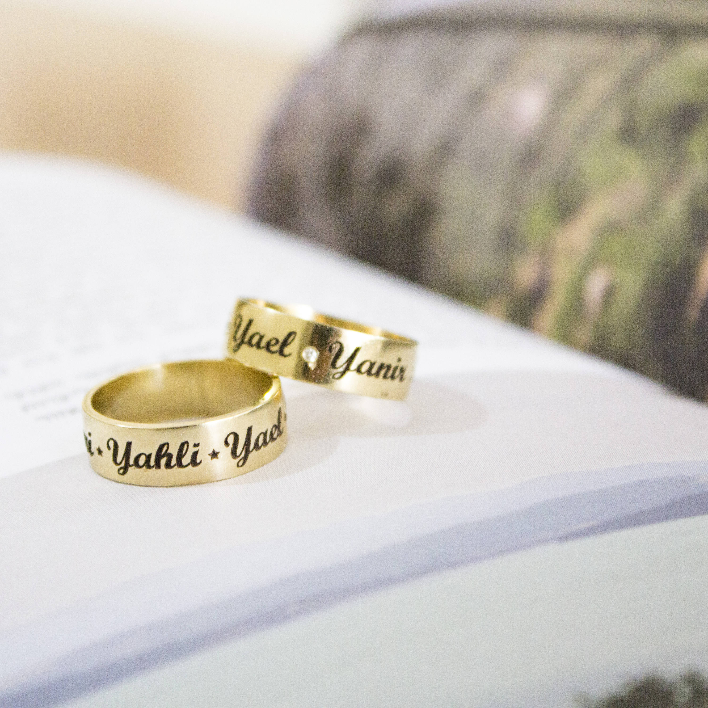 Matching Couples Rings, Set of 2 Rings, 2 Rings, Matching Jewelry for ...