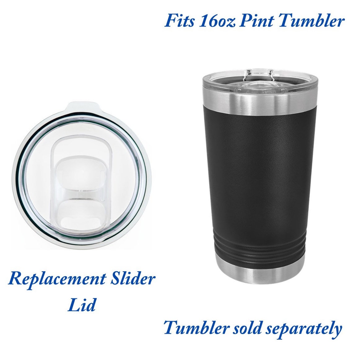 Replacement Slider Lid 16oz Pint Polar Camel Tumblers Etsy