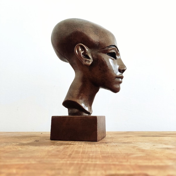 Buste de la princesse Amarna Egypte ancienne Art égyptien Néfertiti cadeau royal pour sa réplique historique