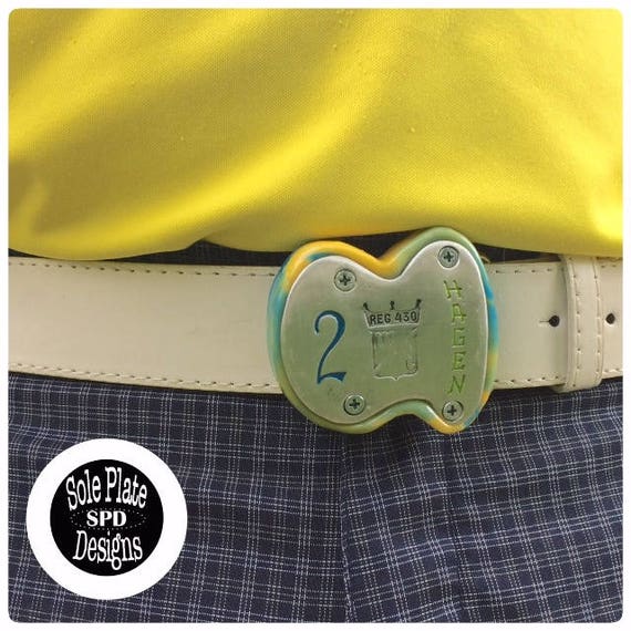 walter hagen men's canvas printed golf belt