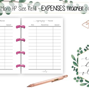 PRINTABLE HP Micro Size Printable Planner Micro HP Inserts Etsy PRINTABLE HP Micro Size Printable Planner Micro HP Inserts Etsy