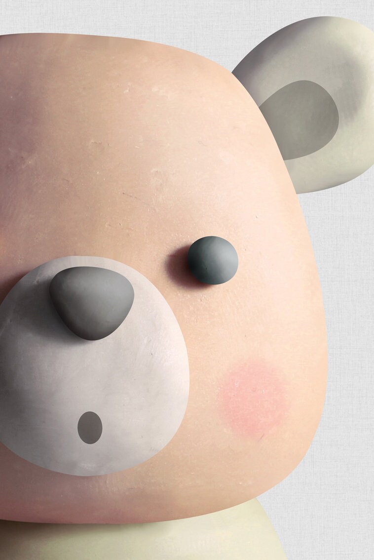 Impresión del oso para la decoración del vivero impresión | Etsy