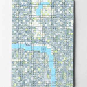Ciudades acorraladas - cartel del mapa de diseño LONDON, impresión de arte - 'suave'
