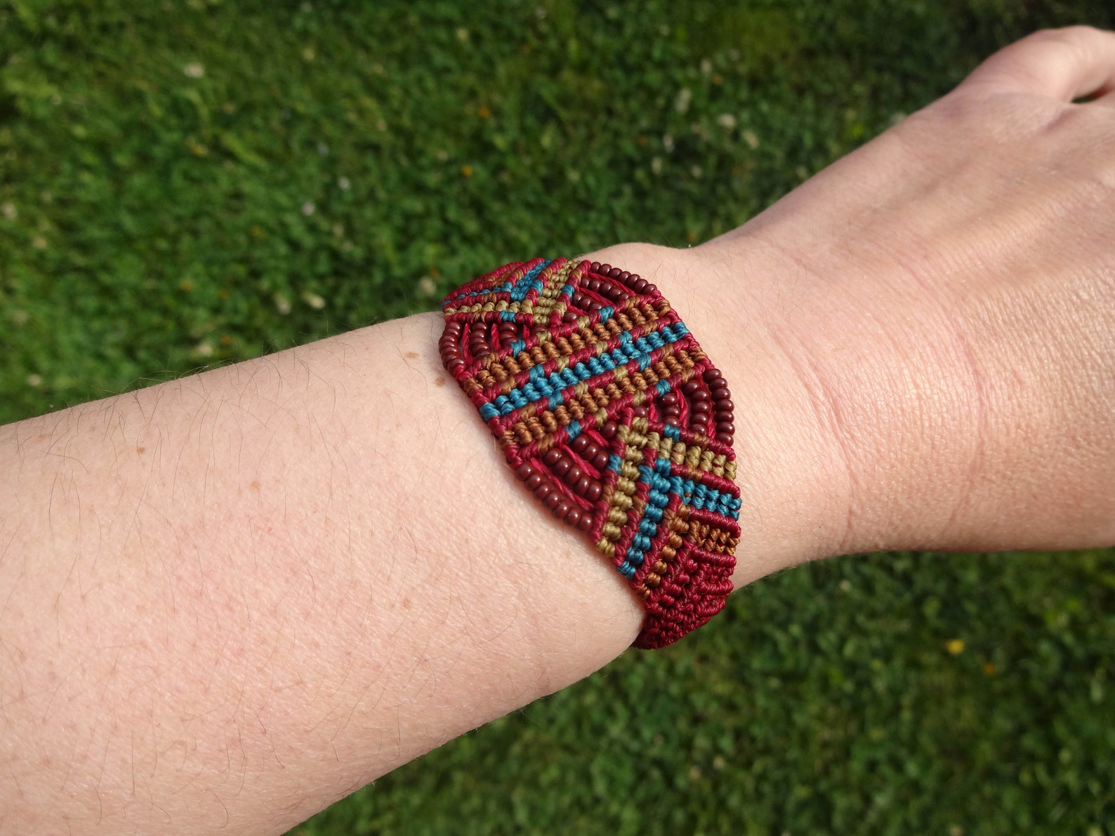 Macrame Bracelet Pattern, Macrame Bracelet Tutorial, Photo Pattern ...