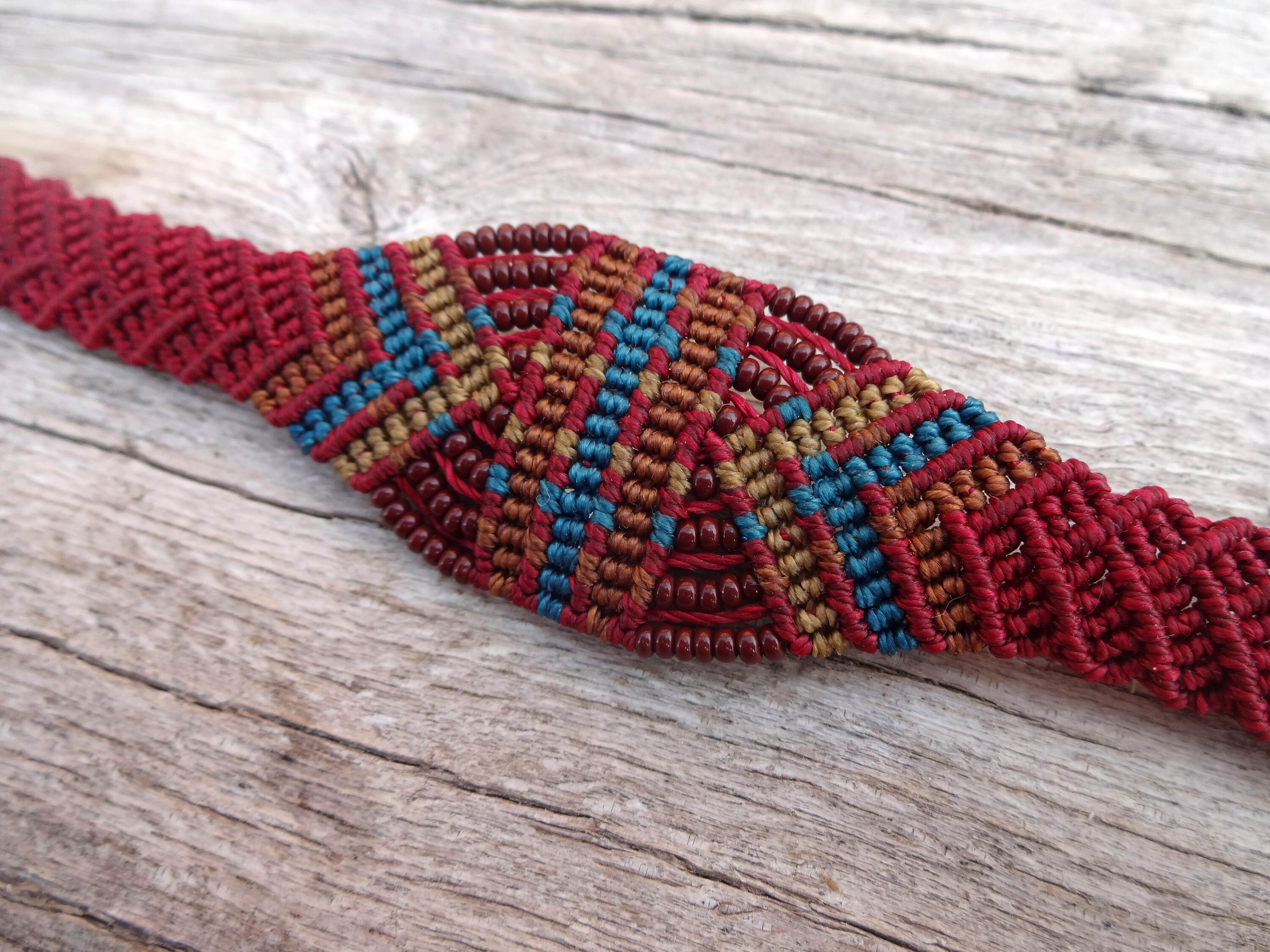 Macrame Bracelet Pattern, Macrame Bracelet Tutorial, Photo Pattern ...