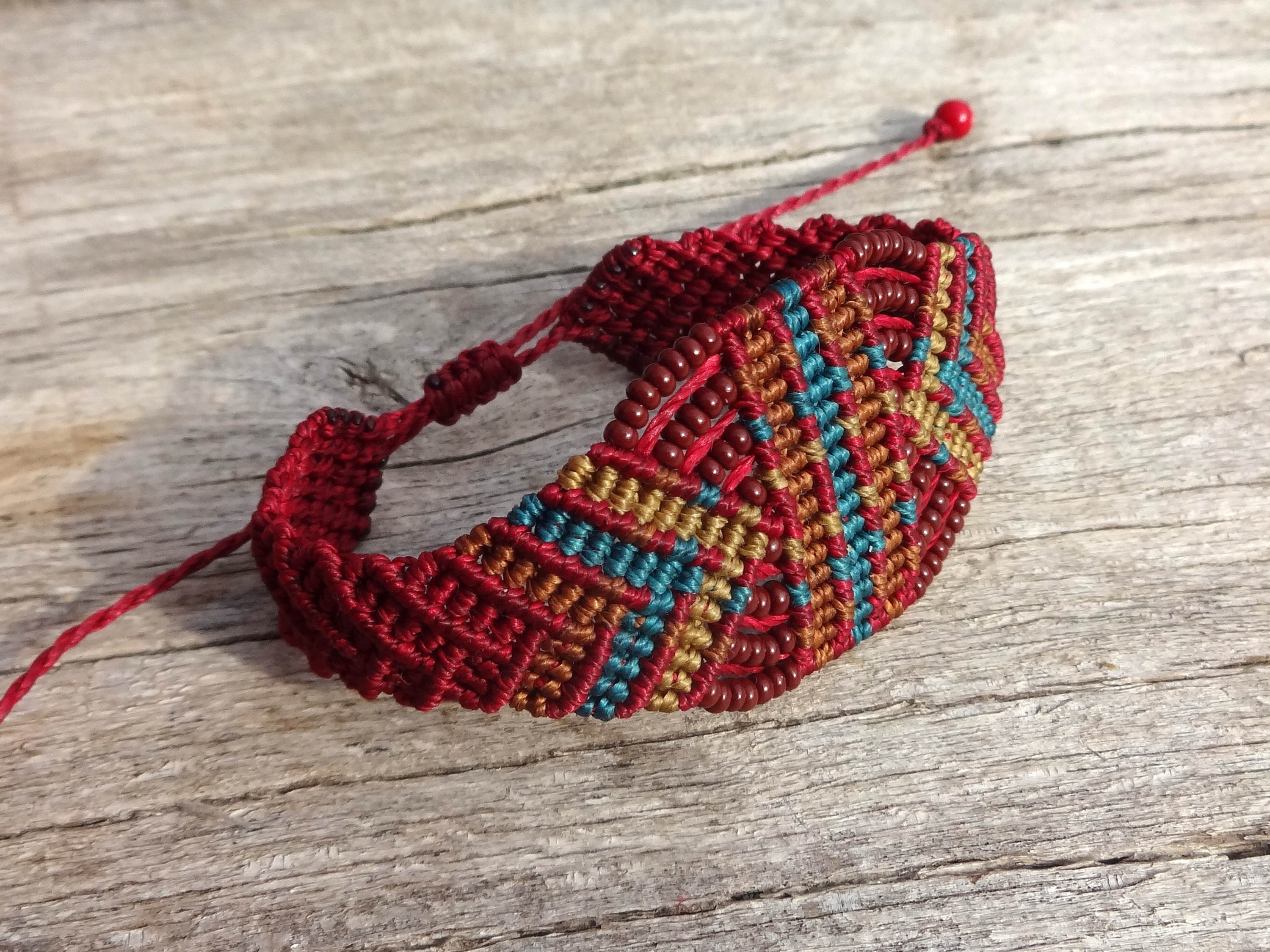 Macrame Bracelet Pattern, Macrame Bracelet Tutorial, Photo Pattern ...