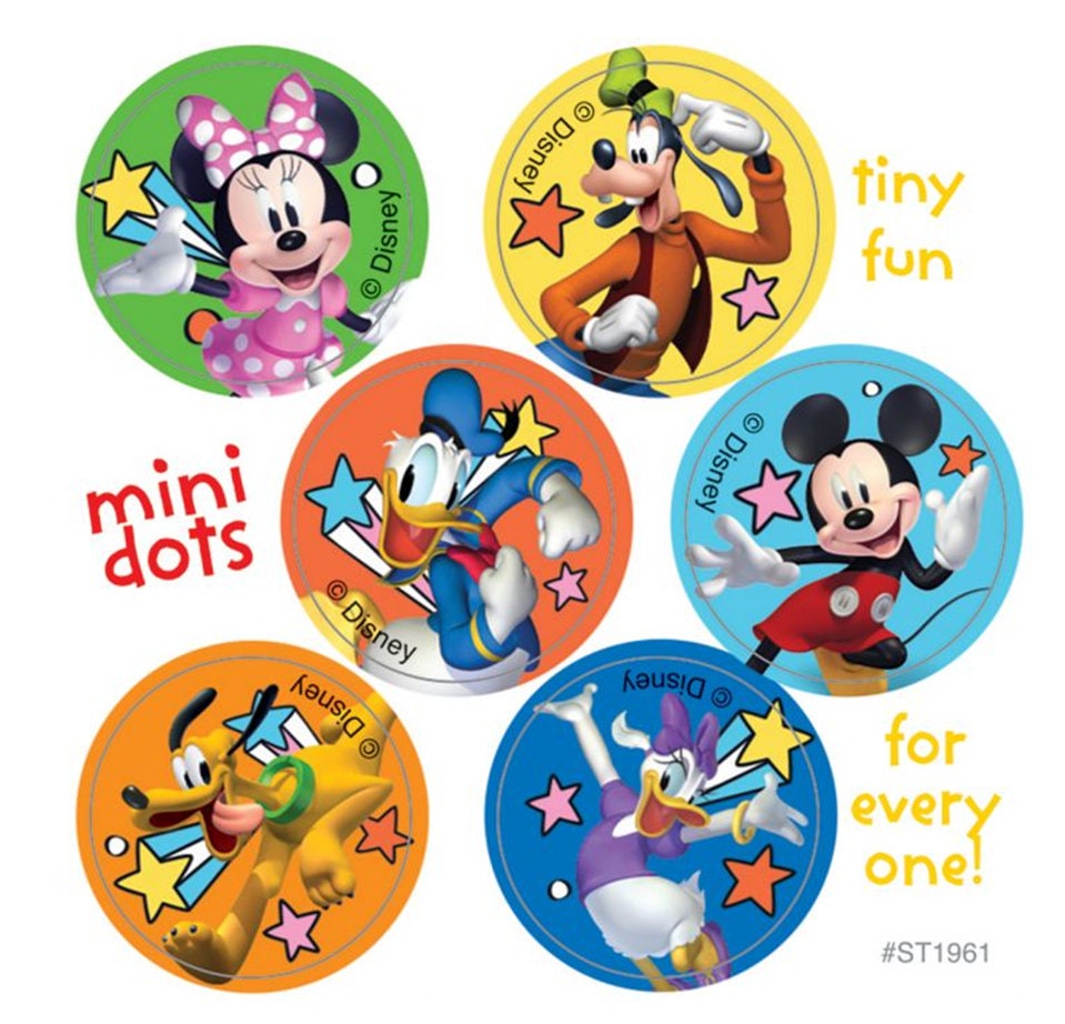 150 Mickey Mouse Funhouse Mini Stickers 7/8 Round Each Etsy