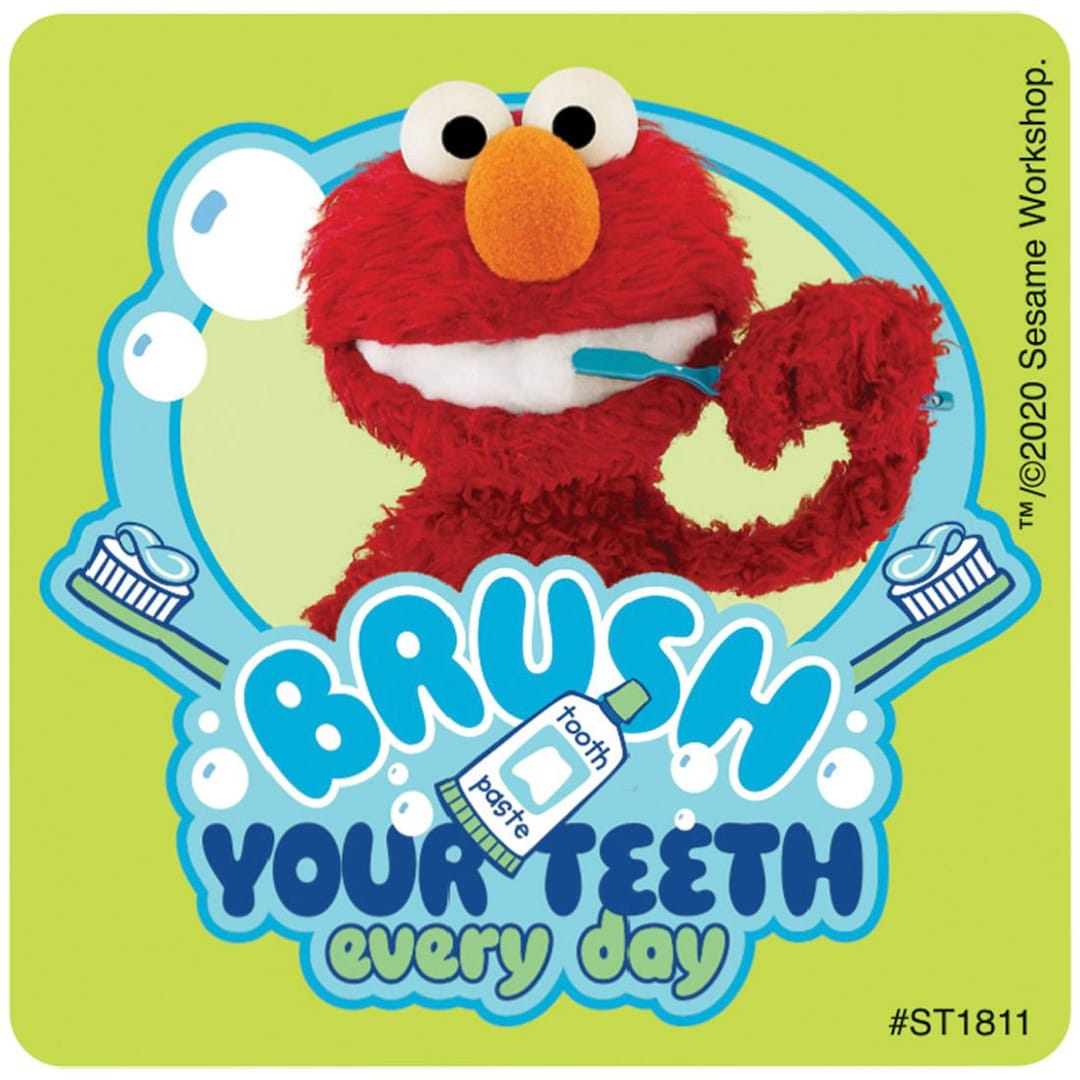 25 Elmo Teeth Brushing Healthy Habits Stickers 2.5 X Etsy