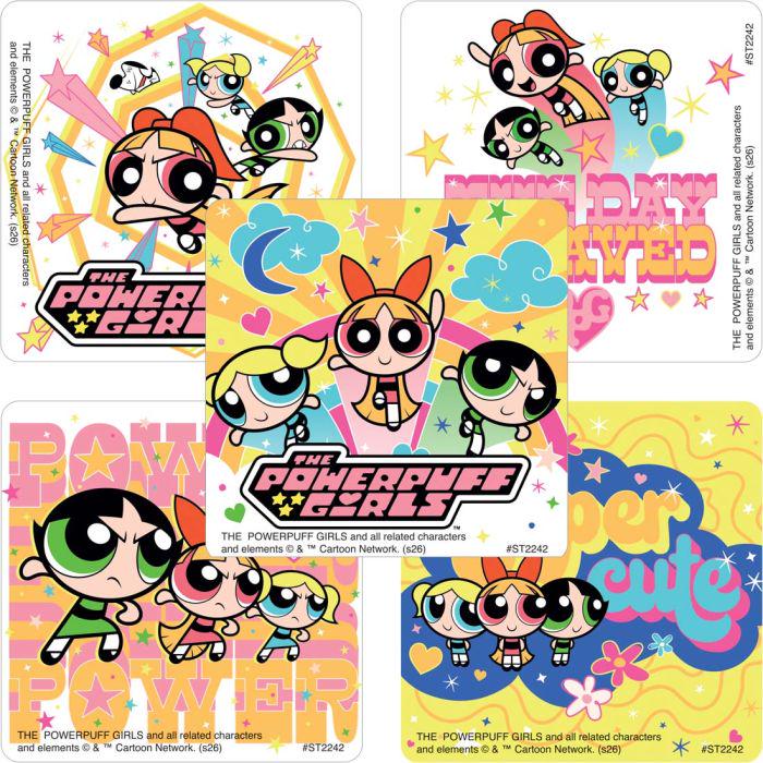 25 (licensed) Powerpuff Girls Stickers, 2.5