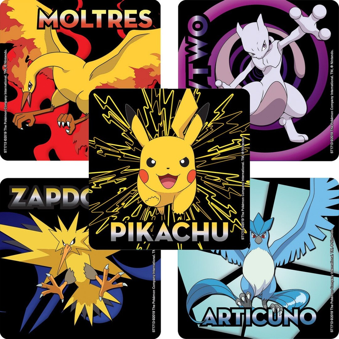 Legendary Sticker 25 individual Pokemon Legendary Stickers 2.5 X - Etsy