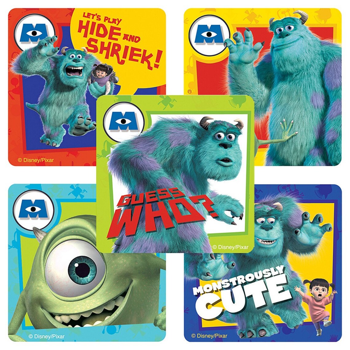 25 monsters Inc Stickers 25 x 25-inch | Etsy België