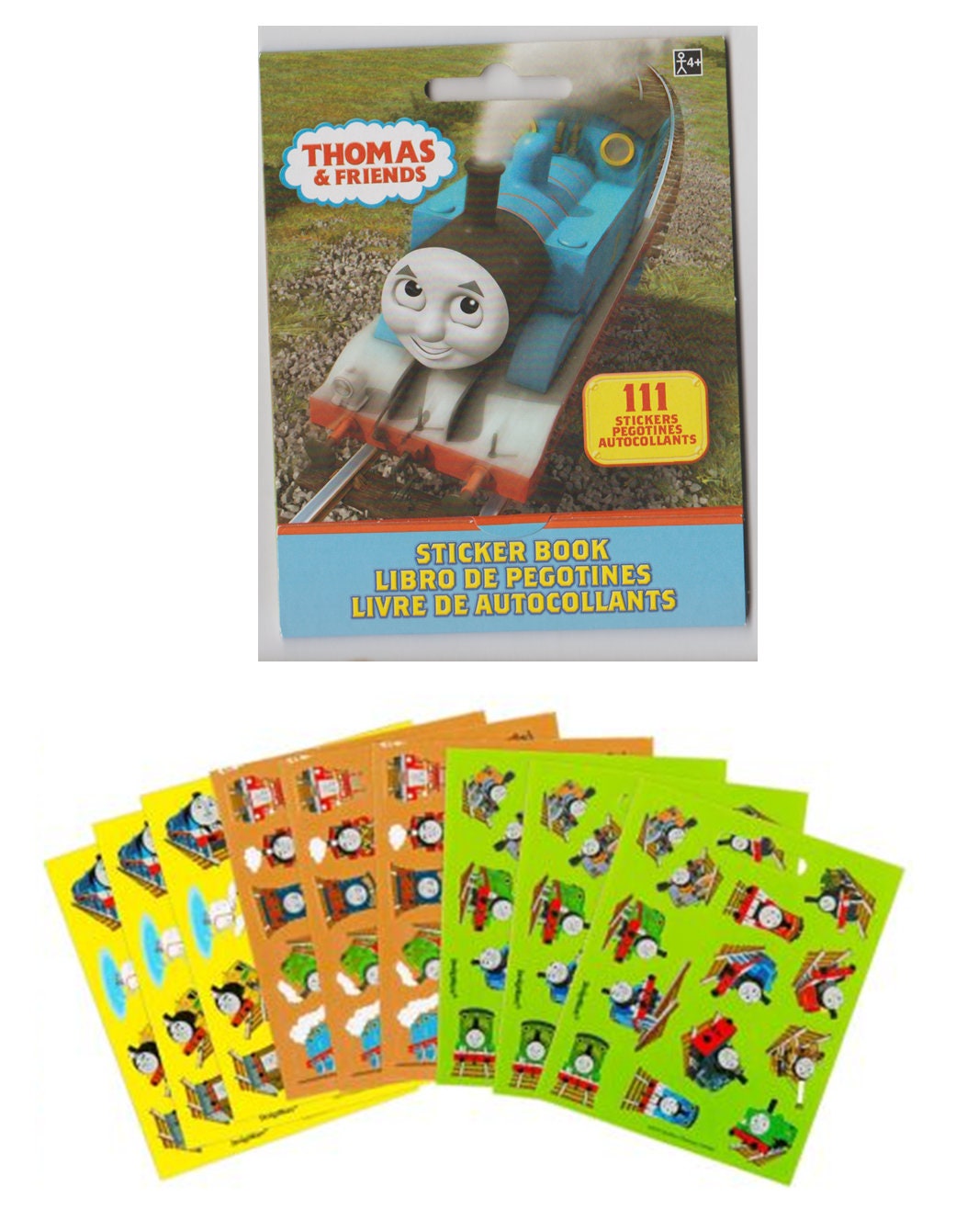 Thomas Train and Friends Sticker Book with 111 Stickers 9 Etsy