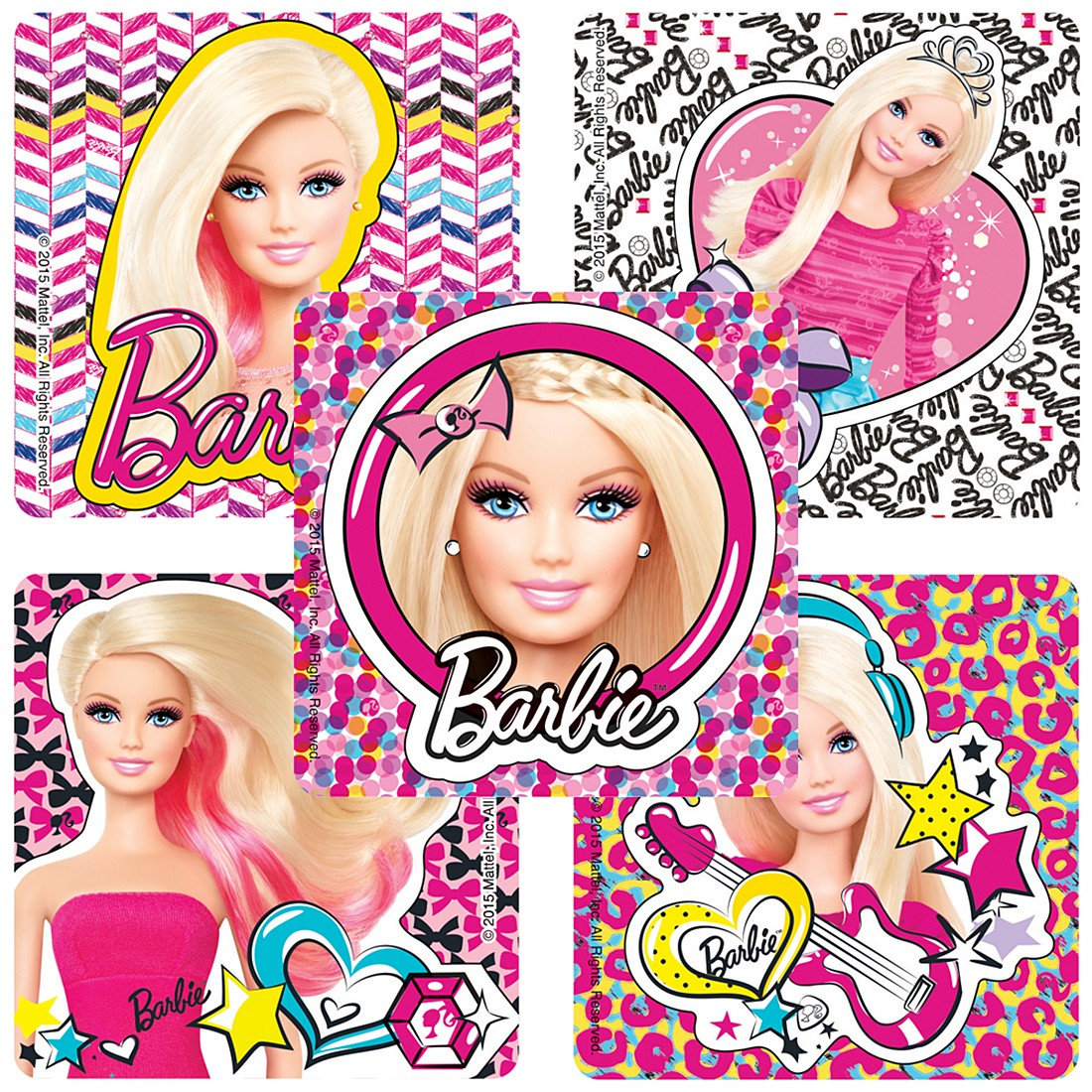 25 Barbie Pics licensed Stickers 2.5 X 2.5 Each Etsy