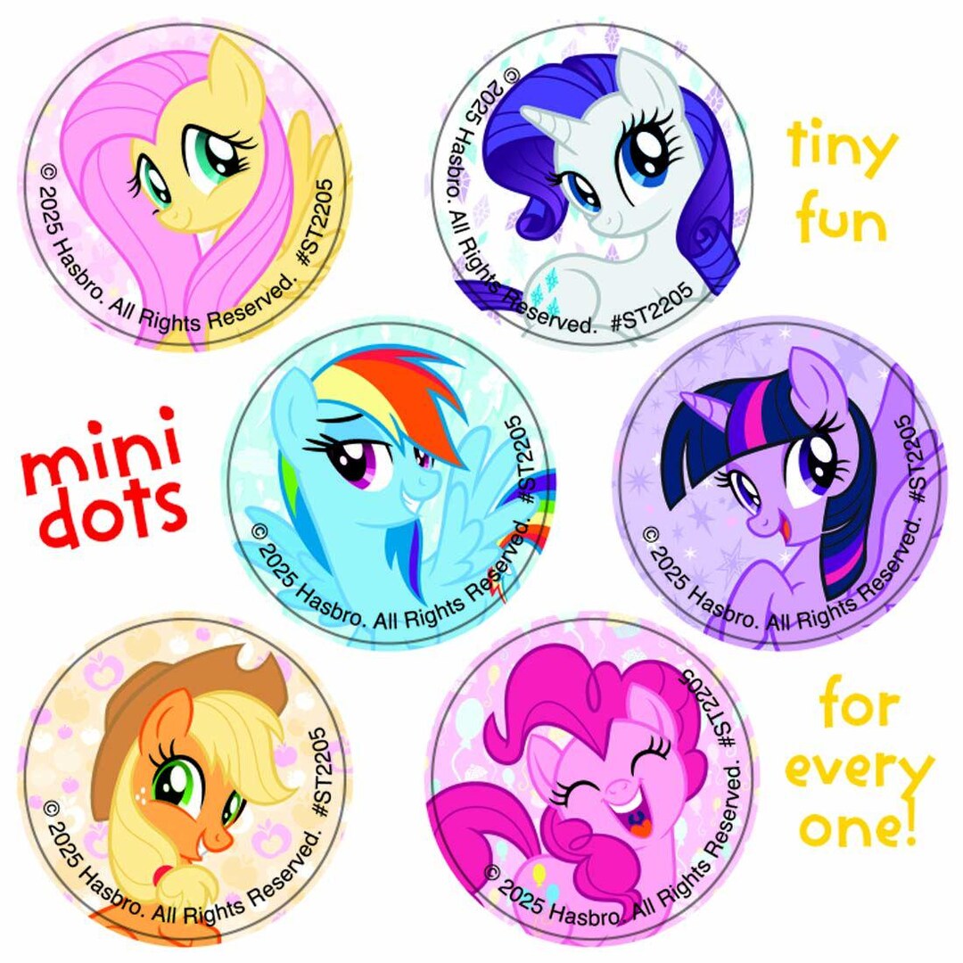 Sticker Mps Mini Note 150 (licensed) My Little Pony Mini Stickers, 7/8