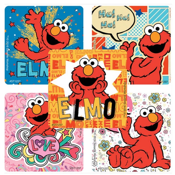 Elmo Favor Tag - Etsy