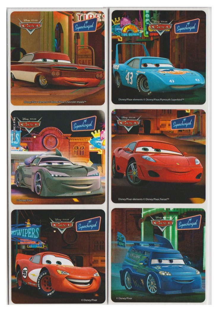 25 Stickers voiture Cars 2 Disney  Sticker sur Découvrez les stickers et  et décalcos pour enfant sur Déco de Héros