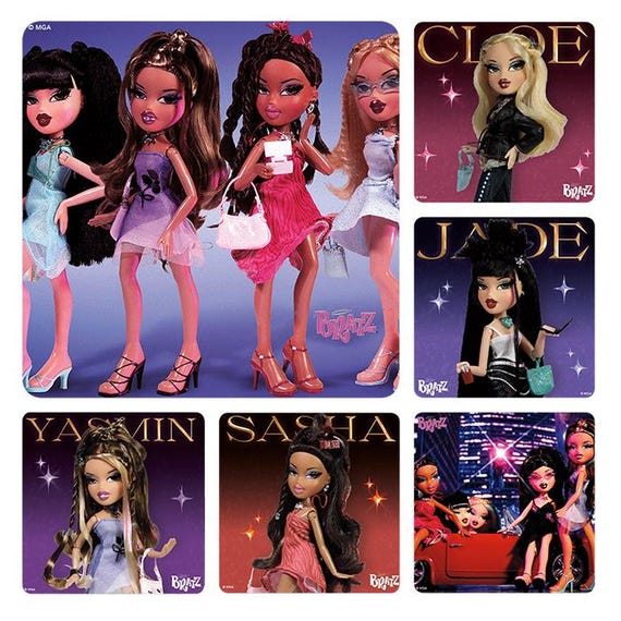 25 (licensed) Bratz Stickers, 2.5