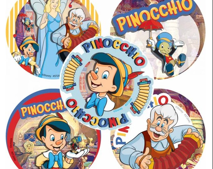 Pinnichio Jr. Sticker 25 (licensed) Pinocchio Stickers, 2.5