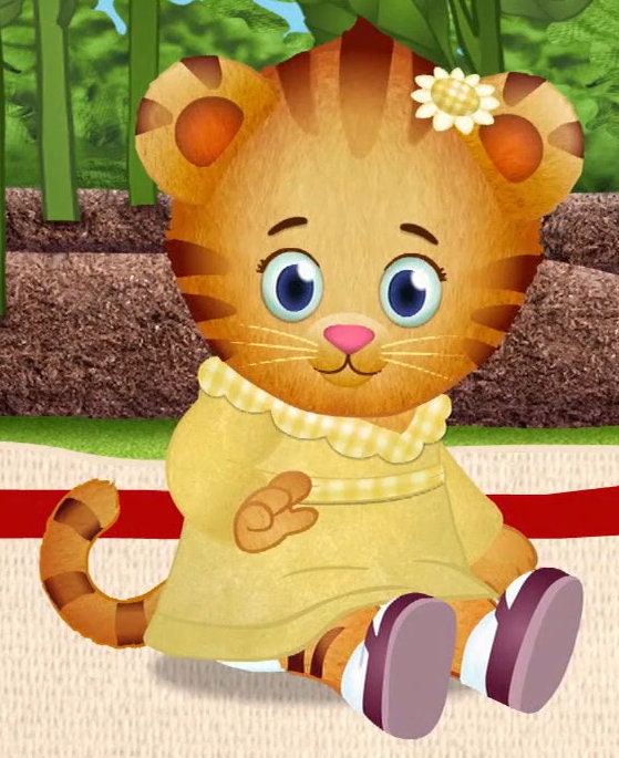 Daniel Tiger's Neighborhood Iron On Transfer 5 "x 5" for LIGHT Colored Fabric Daniel Tiger's Neighborhood Iron On Transfer 5 "x 5" for LIGHT Colored Fabric
