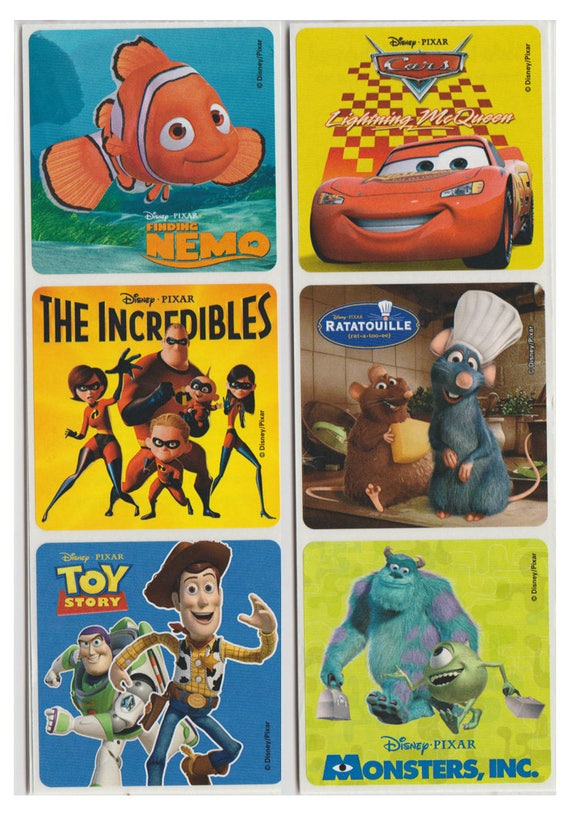 cars toy story monsters inc the incredibles finding nemo