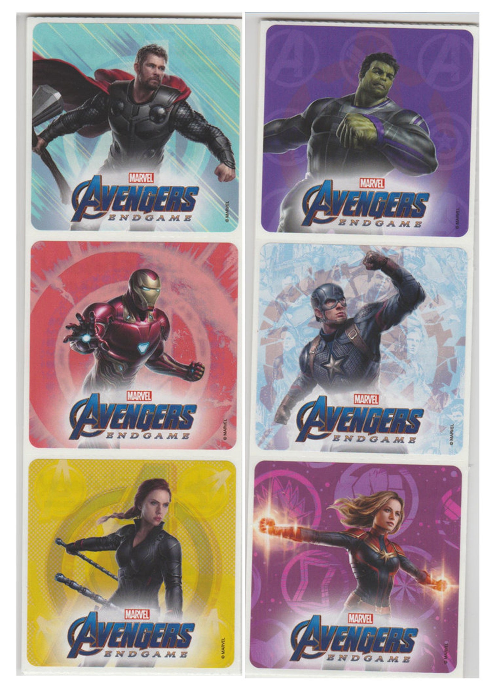 25 Avengers Endgame Stickers 2.5 X 2.5 Etsy