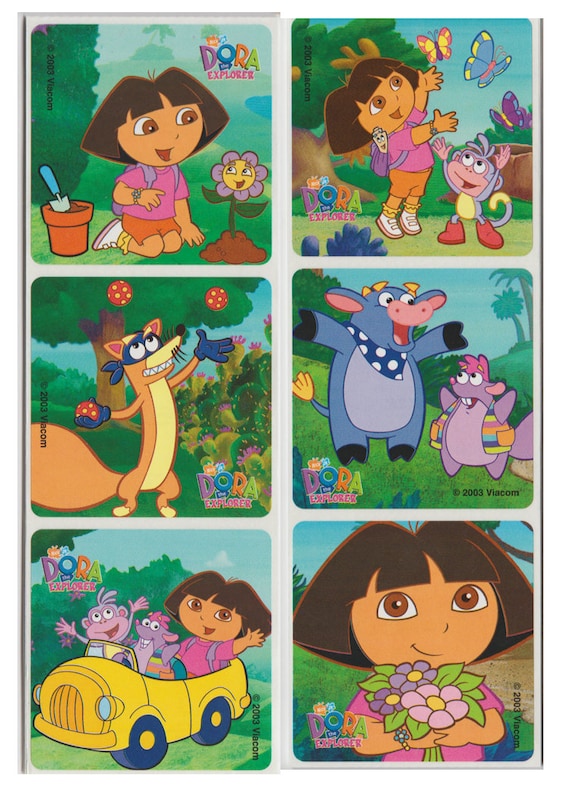 25 (licensed) Dora the Explorer Stickers, 2.5