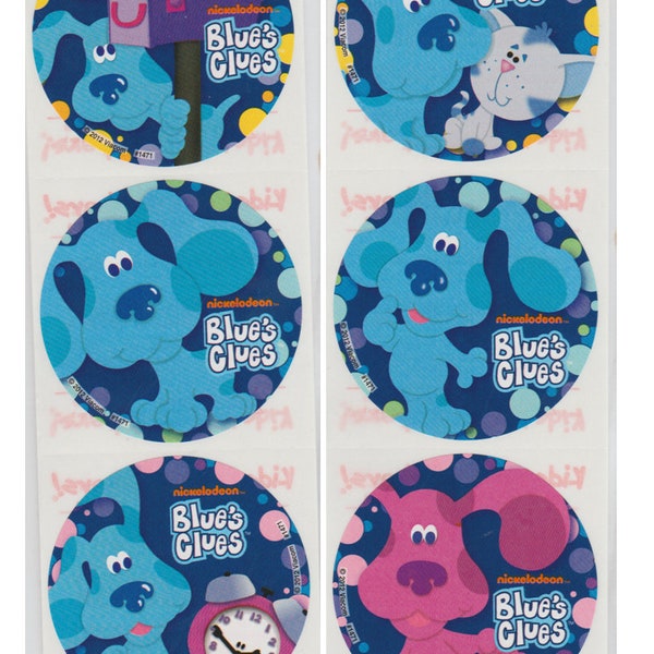 25 (Licensed) Blue's Clues Stickers, 2.5" x 2.5"